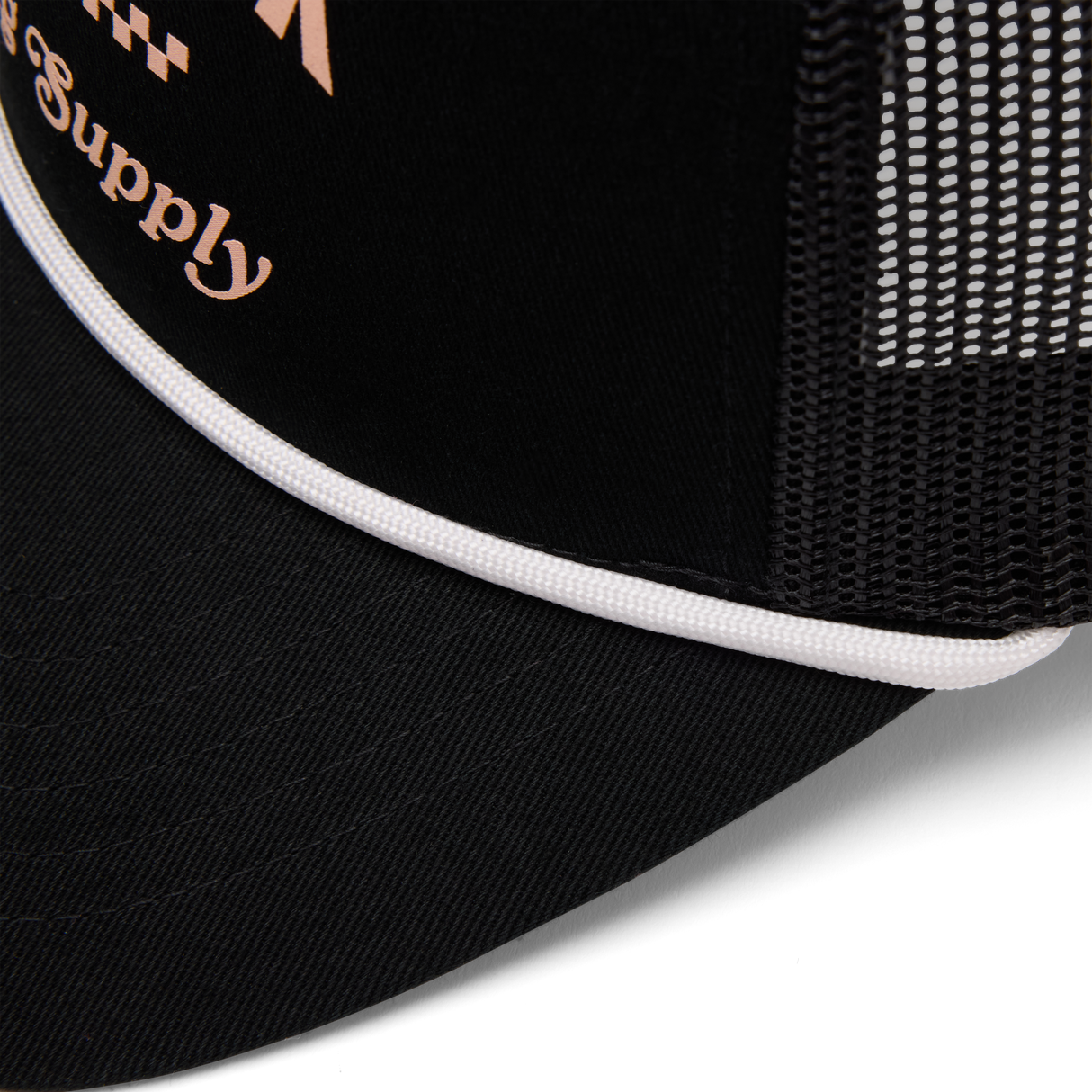 Fox Racing Women's Supply Mesh Rope Trucker Hat Black