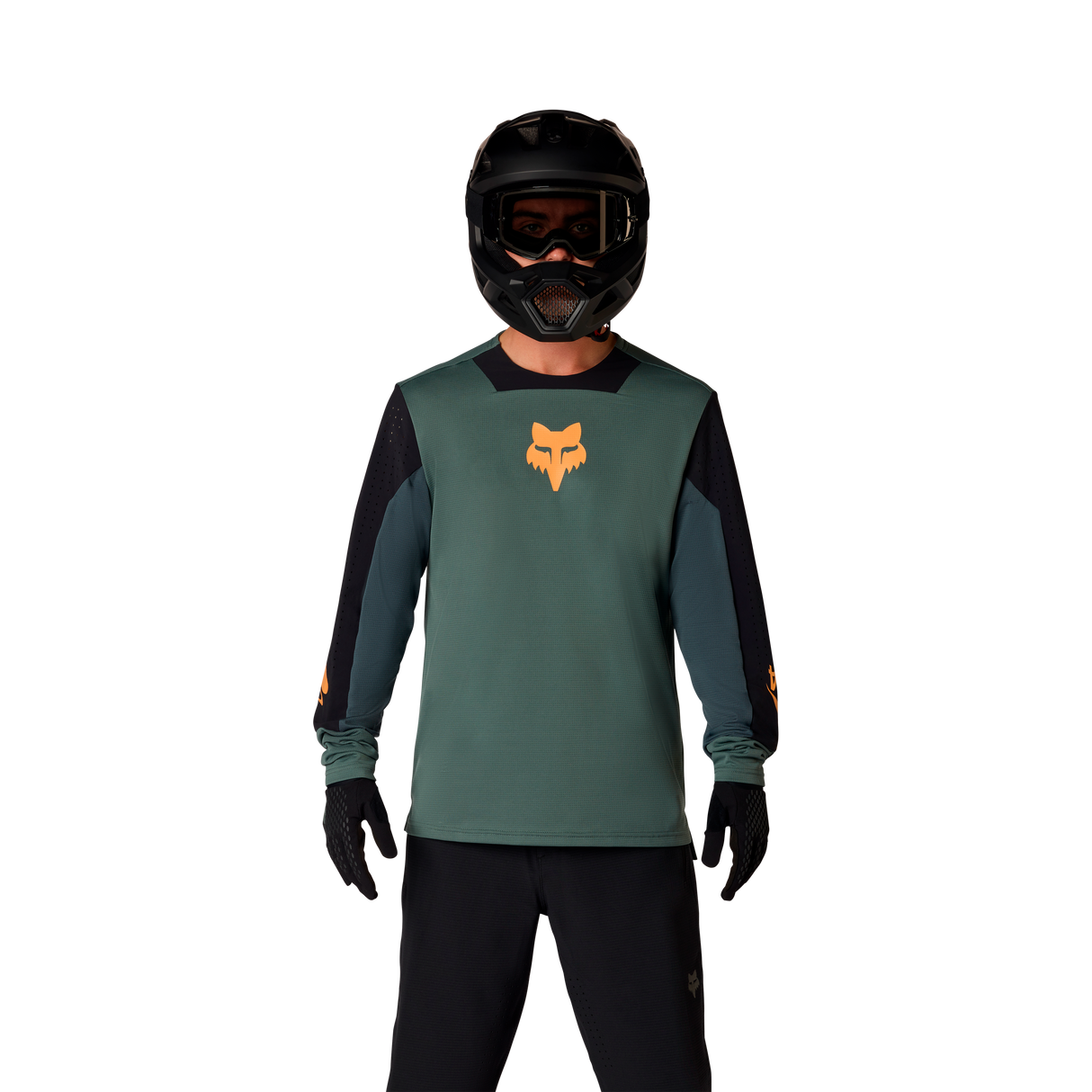 Fox Racing Defend Long Sleeve Jersey Creation Sage