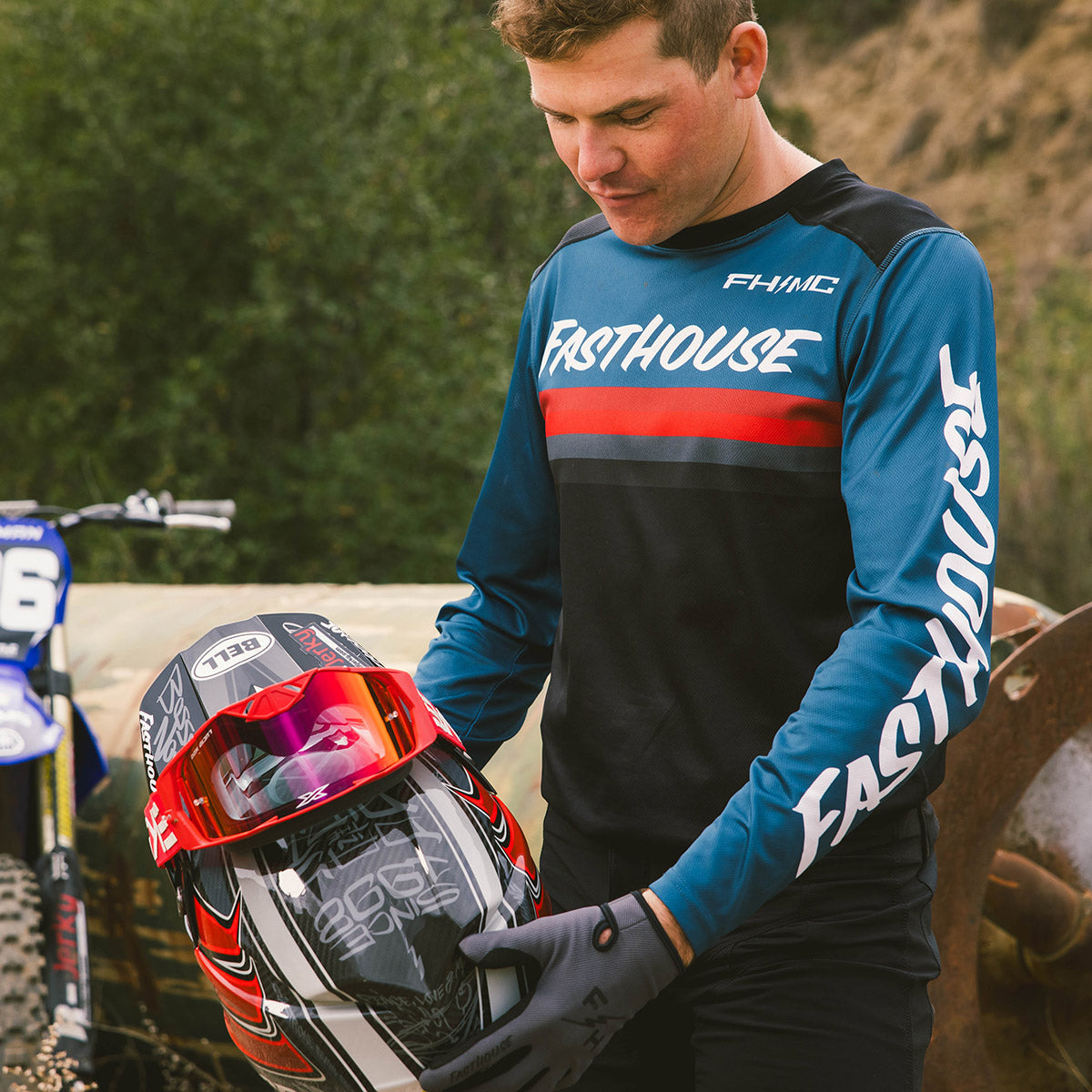 Fasthouse Carbon Force Jersey - Teal