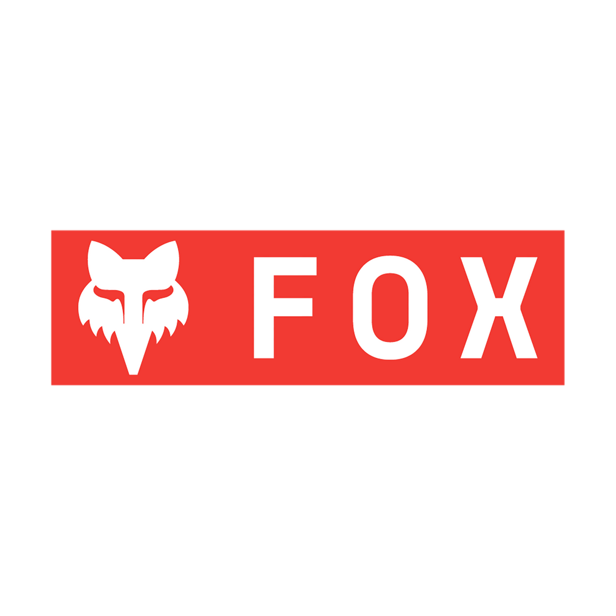 Fox Racing Corporate Logo 3" Sticker Red