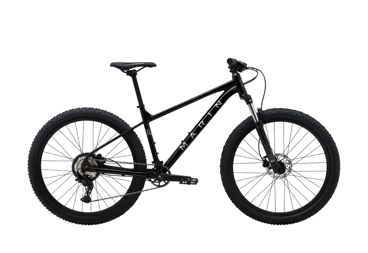 Bicicleta de montaña Marin Bolinas Ridge 2 Hardtail con ruedas de 29 pulgadas, color negro y plata, talla mediana
