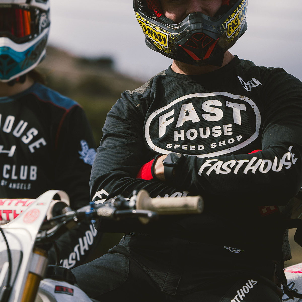 Maillot Fasthouse Grindhouse Ramble à refroidissement par air - Noir/Gris