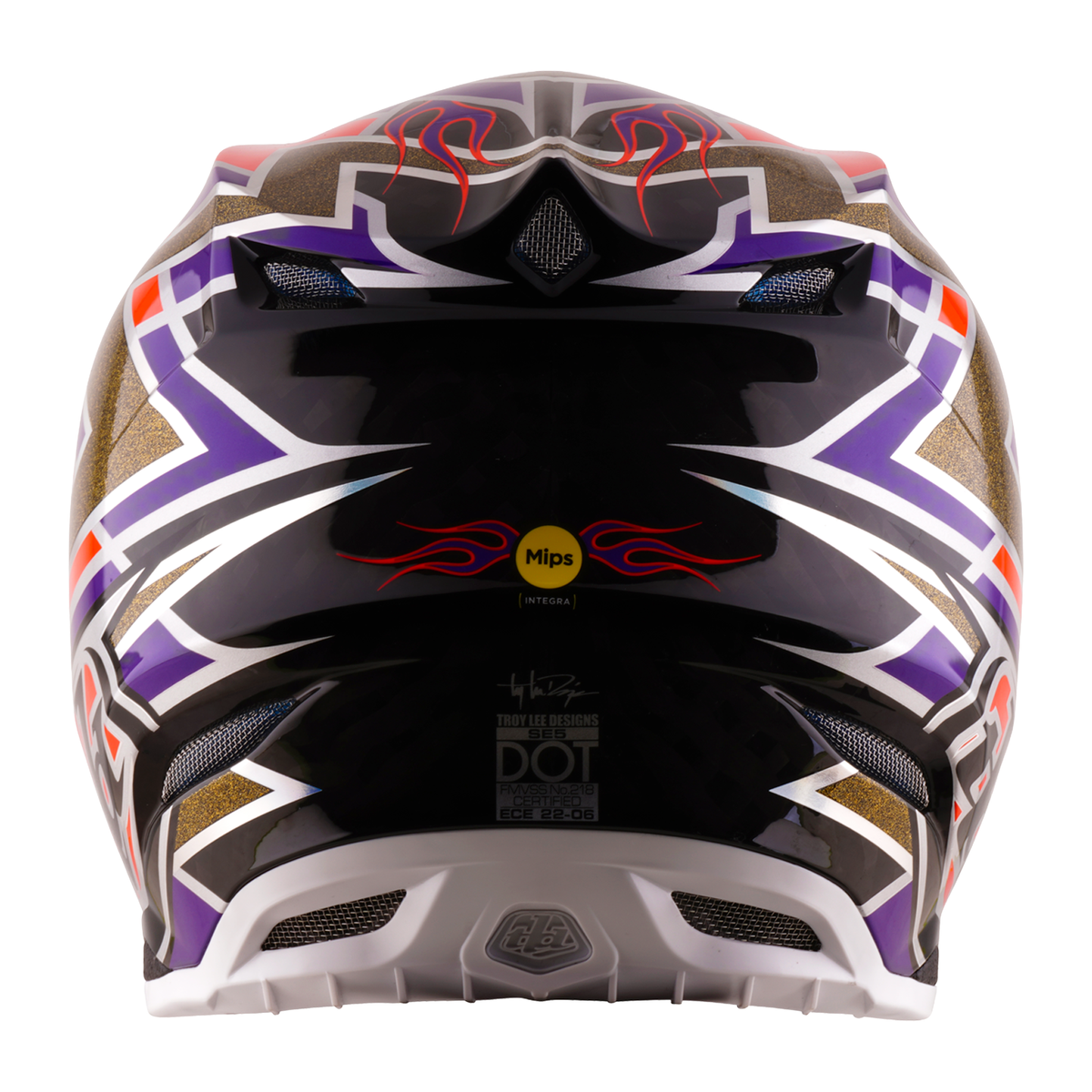 Casque Troy Lee Designs SE5 Carbon avec Mips Violet Flush
