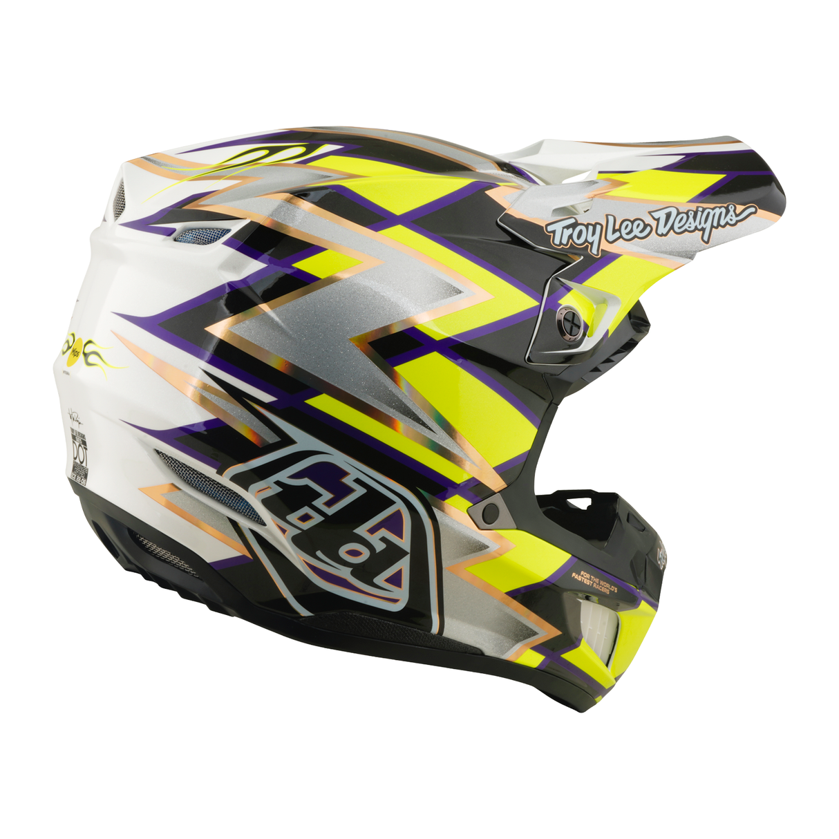 Casco compuesto Troy Lee Designs SE5 con Mips, Flush White/Black