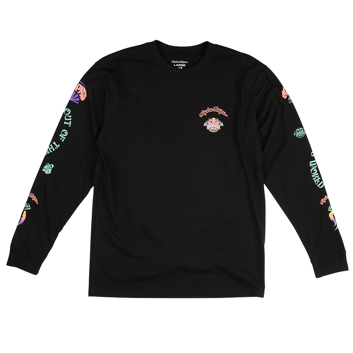 Troy Lee Designs X Redbull Rampage Valley Of Gods Long Sleeve Tee Black