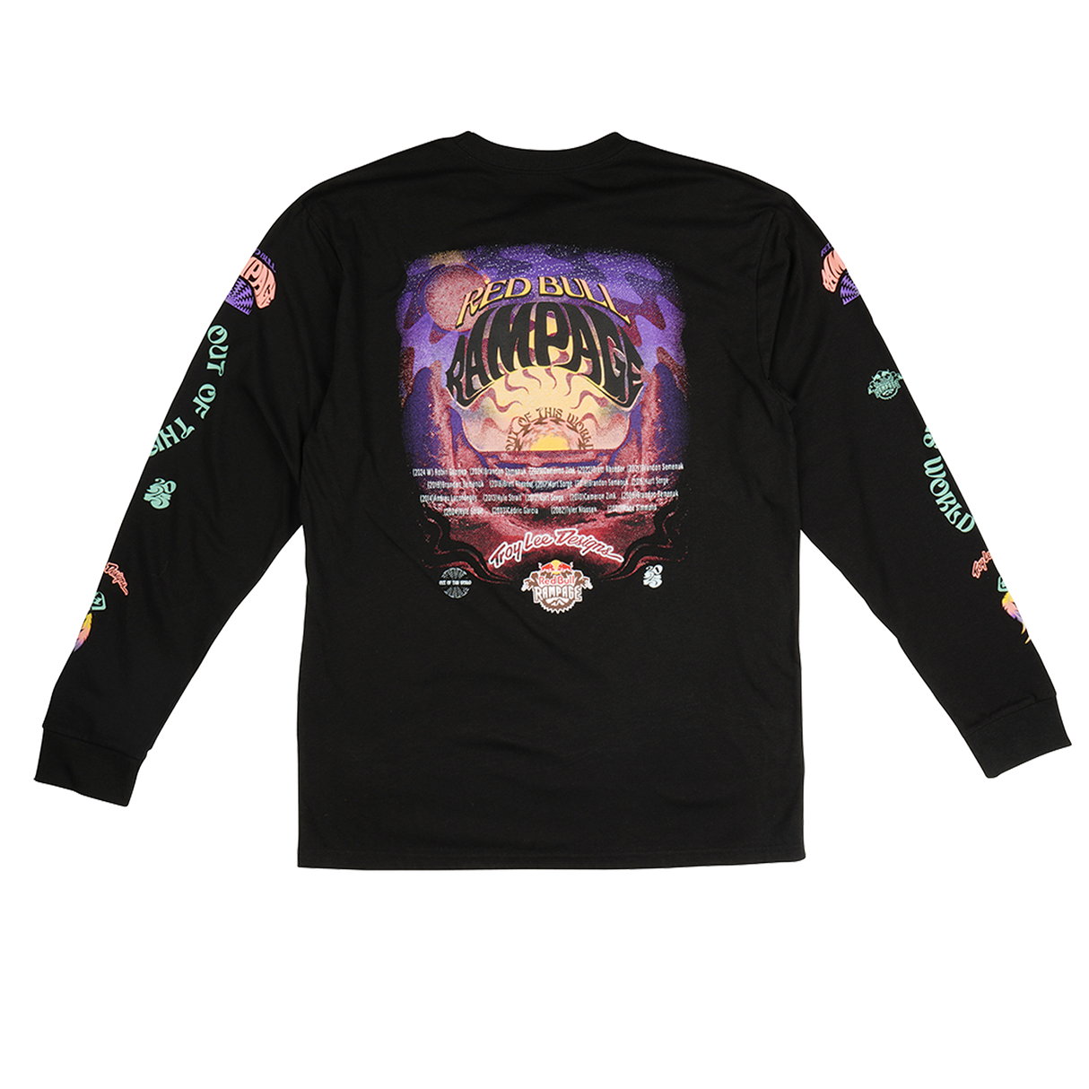 Troy Lee Designs X Redbull Rampage Valley Of Gods Long Sleeve Tee Black