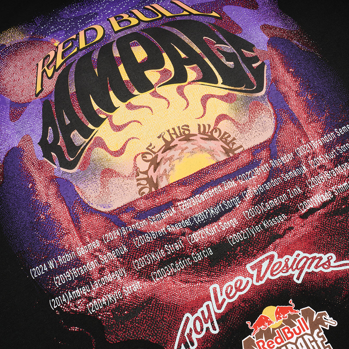 Troy Lee Designs X Redbull Rampage Valley Of Gods Long Sleeve Tee Black