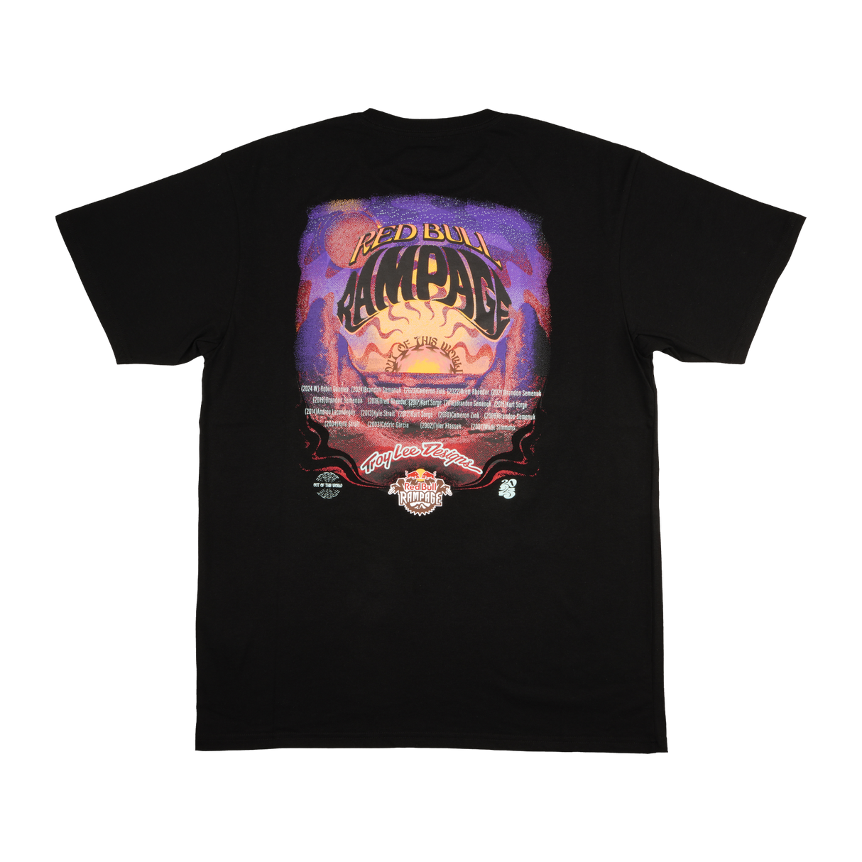 Troy Lee Designs X Redbull Rampage Valley Of Gods Short Sleeve Tee Black