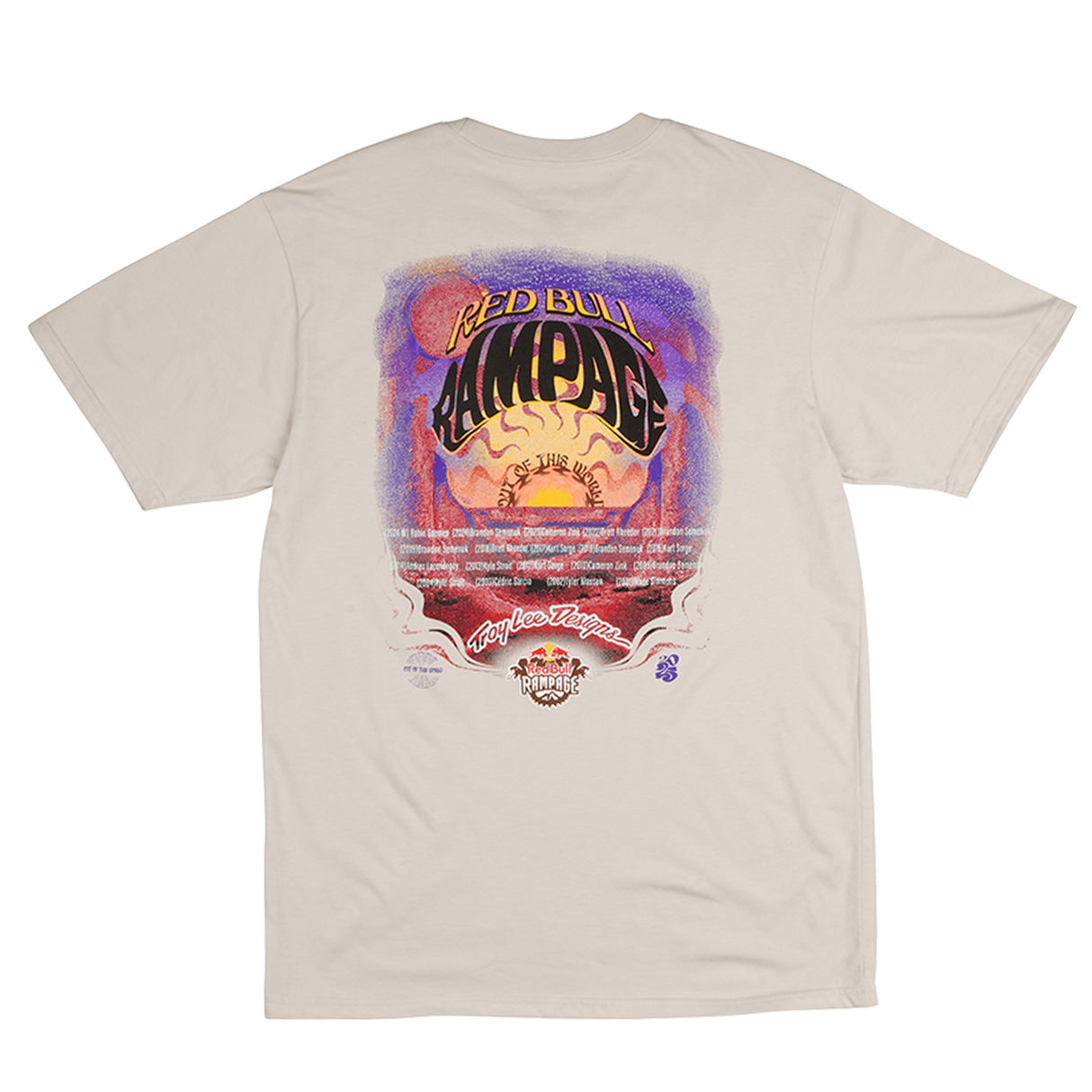 Troy Lee Designs X Redbull Rampage Valley Of Gods Short Sleeve Tee Bone