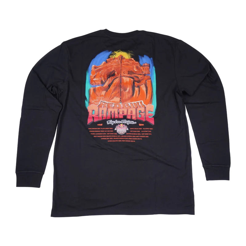 Troy Lee Designs x Red Bull Rampage 2026 Dreamland Long Sleeve Tee Black