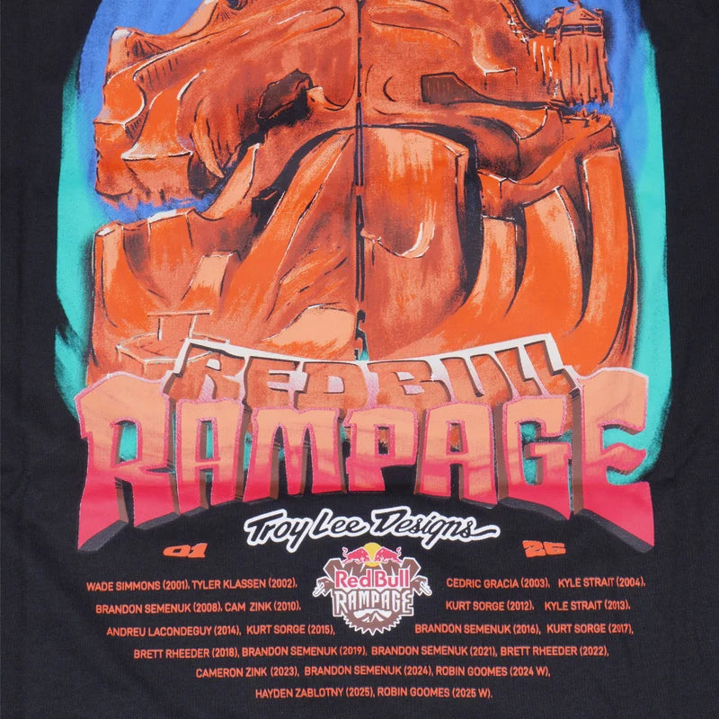 Troy Lee Designs x Red Bull Rampage 2026 Dreamland Long Sleeve Tee Black