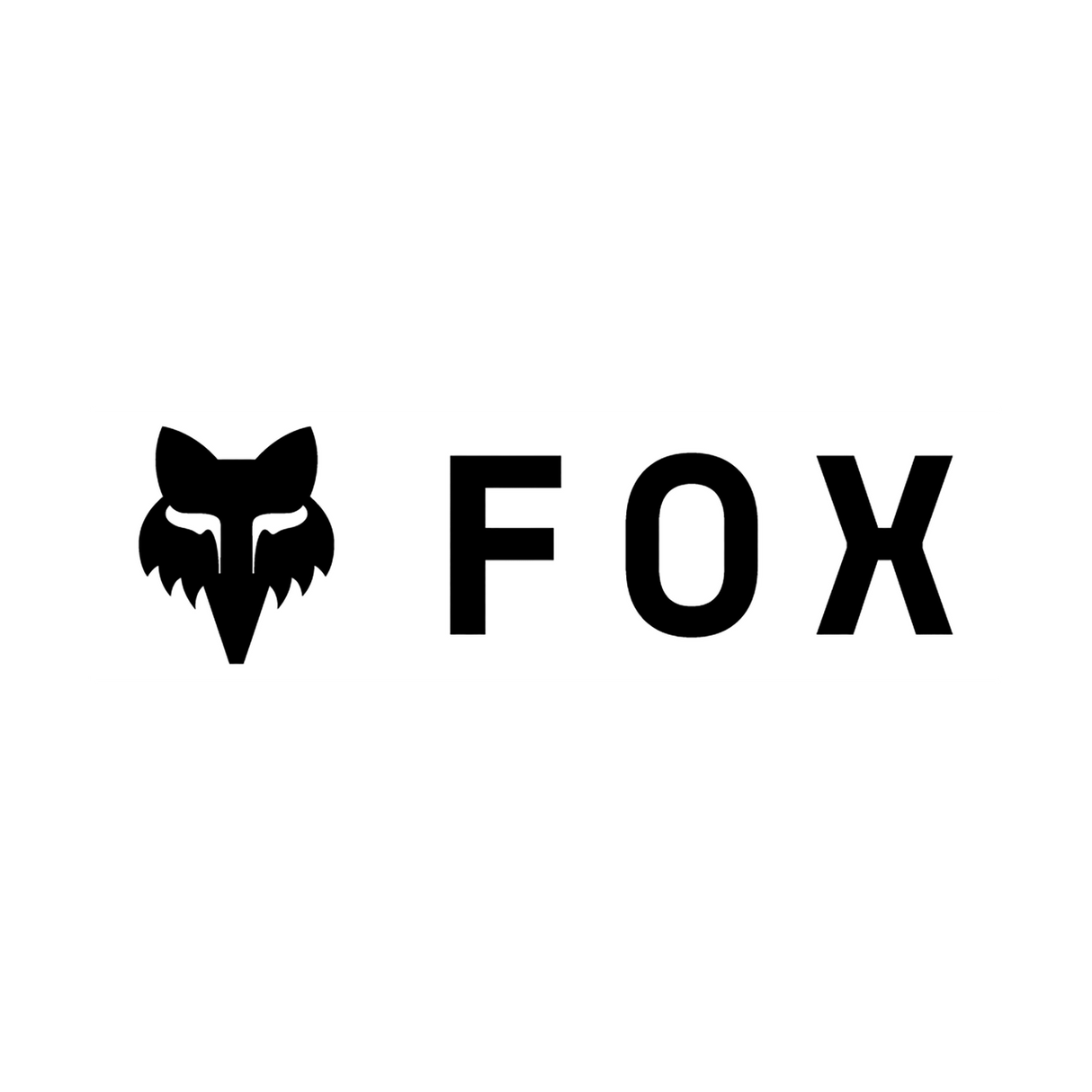 Fox Racing Firmenlogo 3" Aufkleber Weiß