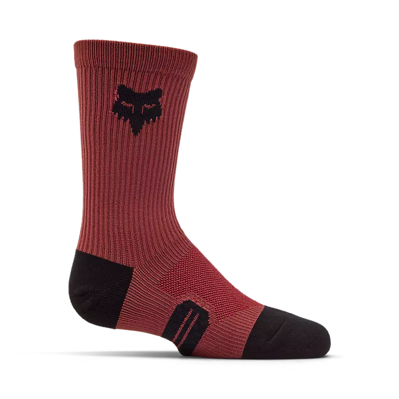 Fox Racing Youth 6 Inch Ranger Crew Sock Rust