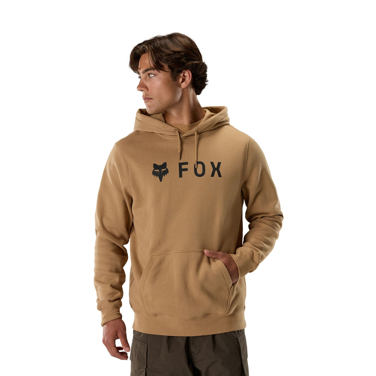 Sudadera Fox Racing Absolute de forro polar con capucha, marrón azúcar
