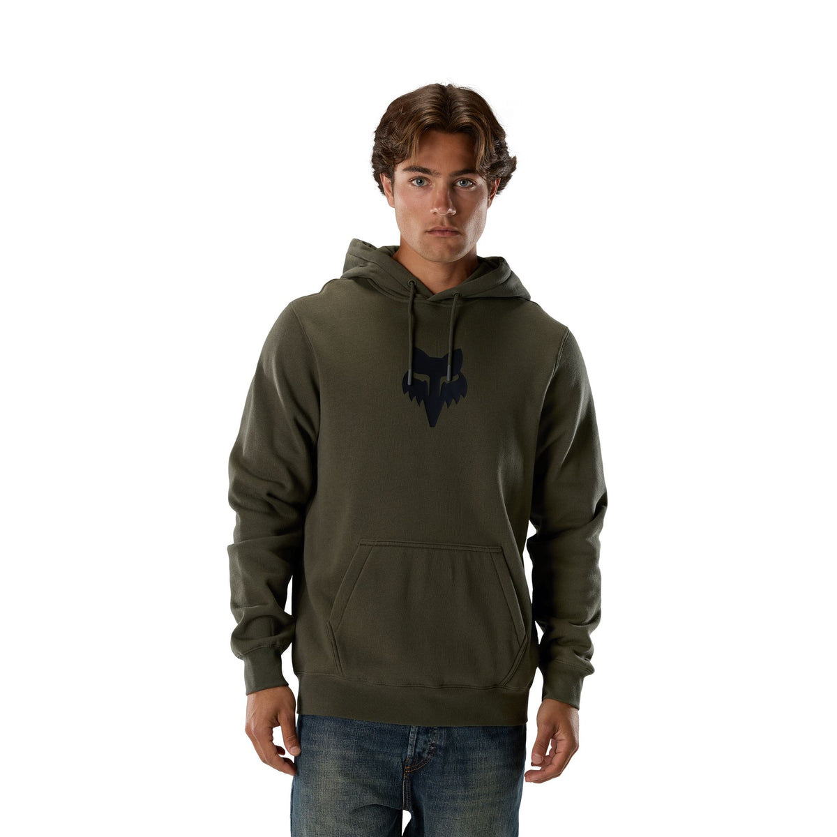Fox Racing Fox Head Fleece-Pullover Olivgrün