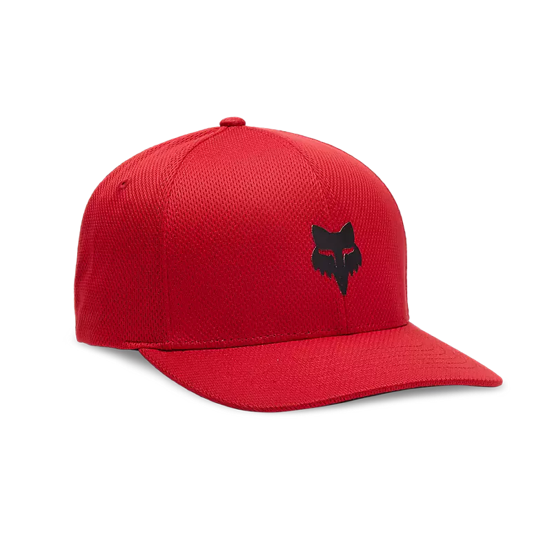 Fox Racing Fox Head Tech Flexfit Hat Flame Red