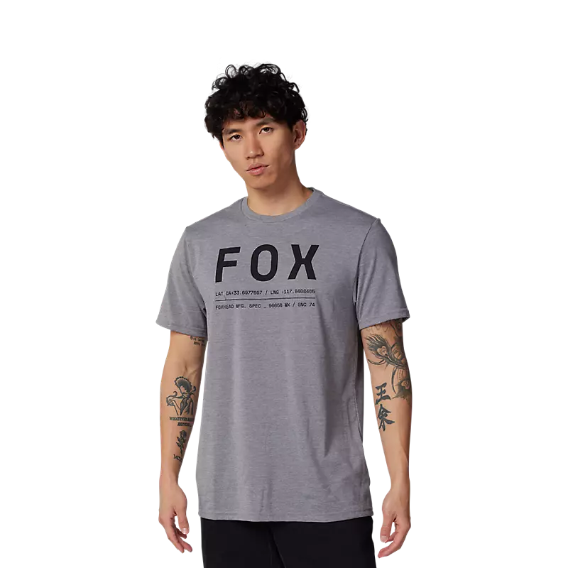 Fox Racing Non Stop Short Sleeve Tech Tee Heather Graphite