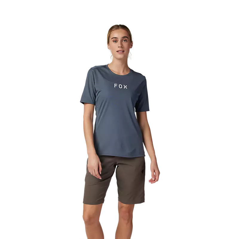 Fox Racing Womens Ranger Short Sleeve Jersey Wordmark