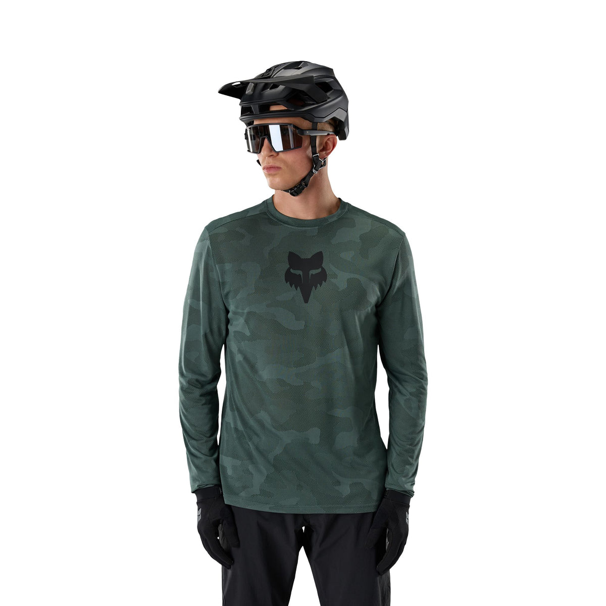 Maglia a maniche lunghe Fox Racing Ranger Tru Dri color salvia
