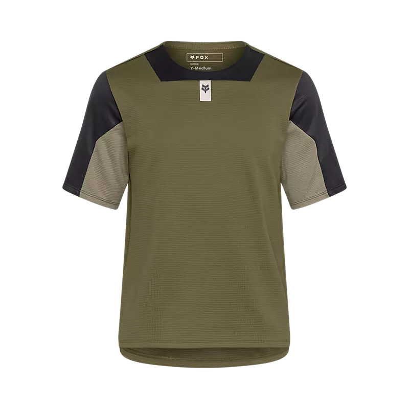 Fox Racing Youth Defend Short Sleeve Jersey Special Edition Olive Green