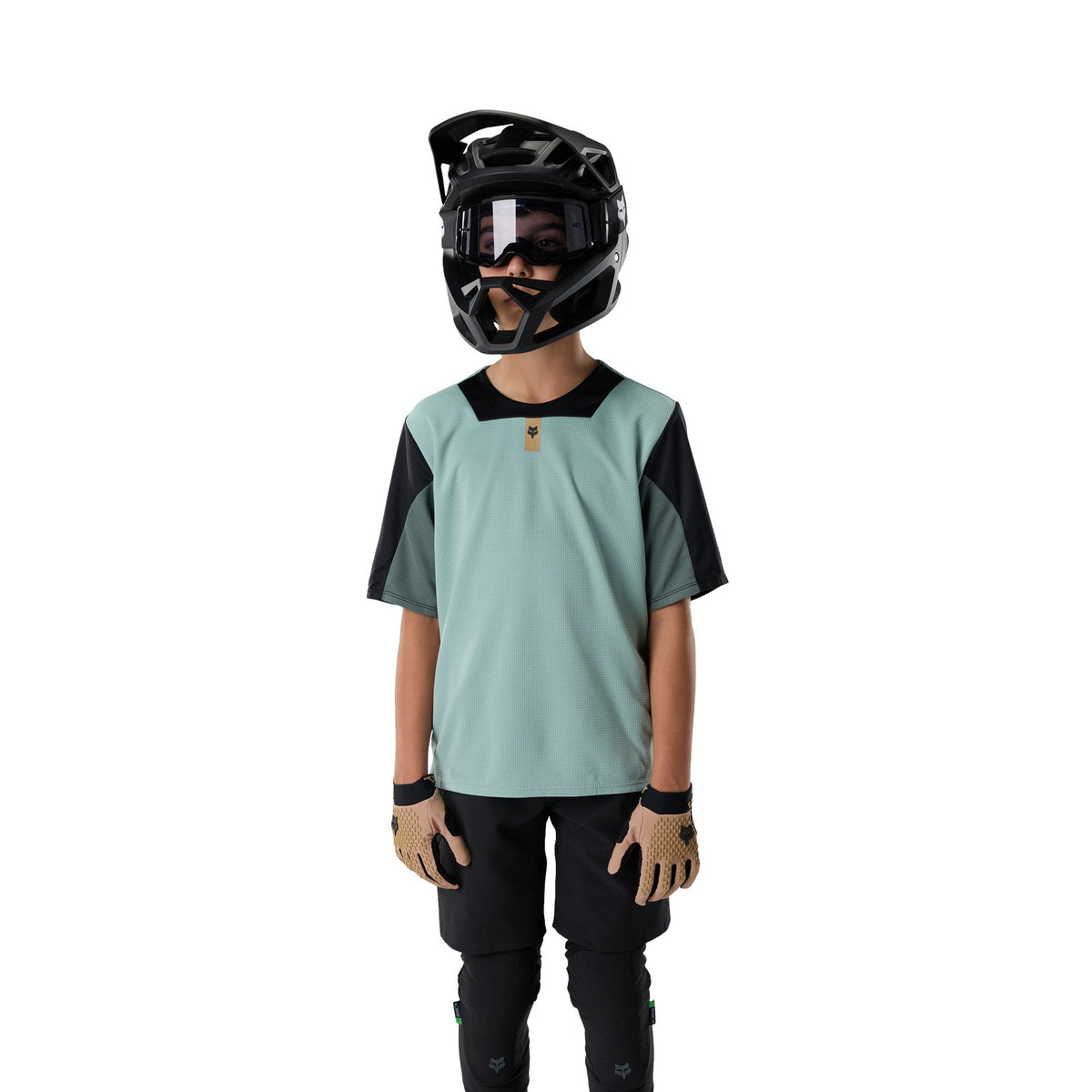 Fox Racing Youth Defend Short Sleeve Jersey Arctic Blue