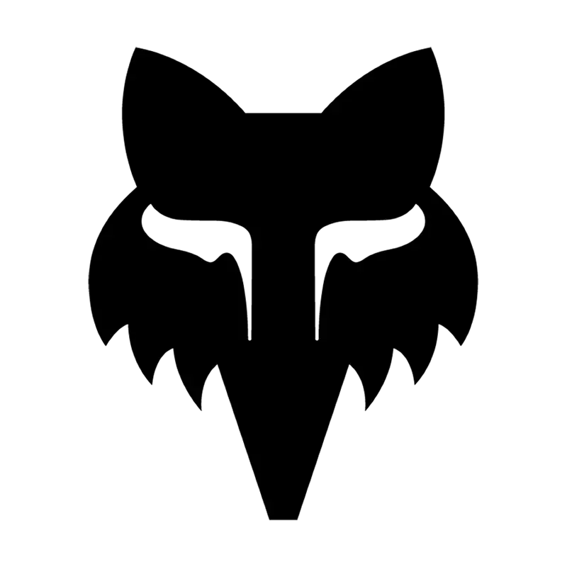 Fox Racing Fox Head 4" - Die Cut Vinyl Black