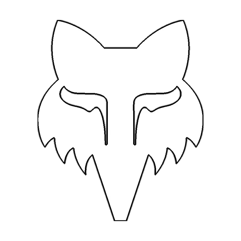 Fox Racing Fox Head 4" Die Cut Sticker