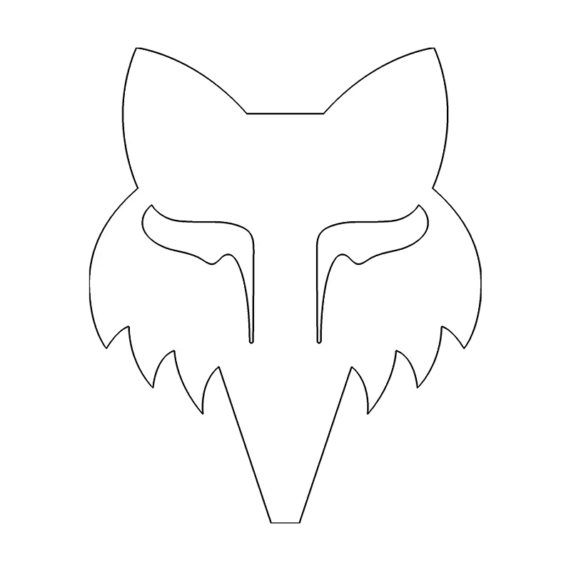 Fox Racing Fox Head 7" Die Cut Sticker