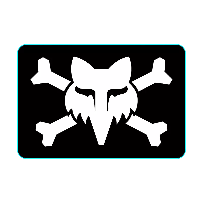 Fox Racing Victory Logo 3" Black