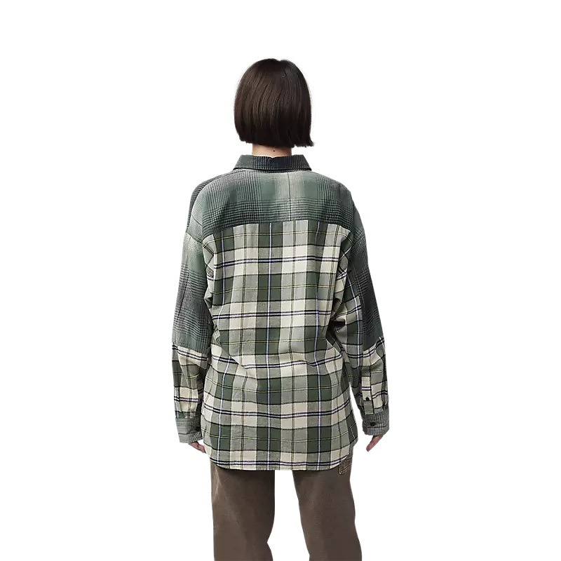 Fox Racing Womens Oversized Flannel Shirt