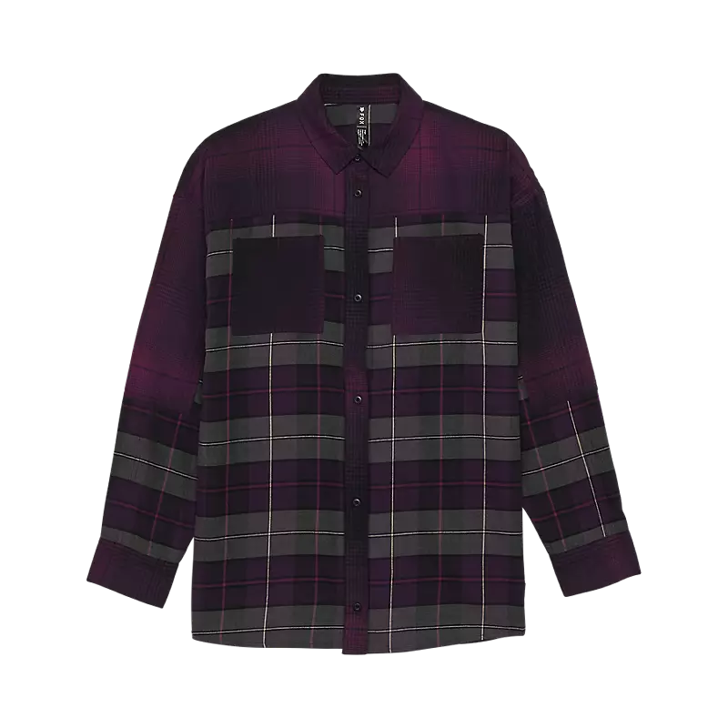 Fox Racing Womens Oversized Flannel Shirt