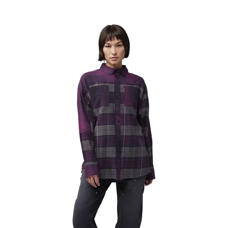 Fox Racing Womens Oversized Flannel Shirt