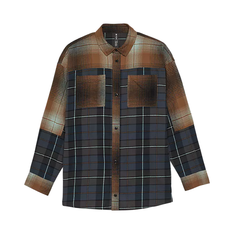 Fox Racing Womens Oversized Flannel Shirt