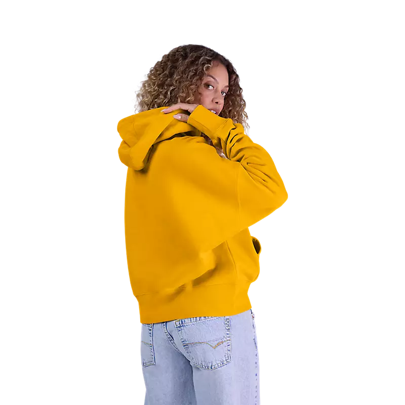 Fox Racing Women's Moto-X Oversized Fleece Pullover Mustard