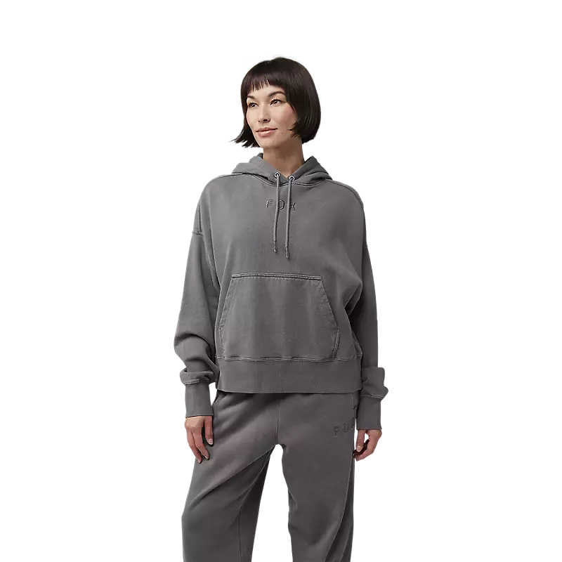 Fox Racing Womens Wordmark Oversized Pullover Hoodie