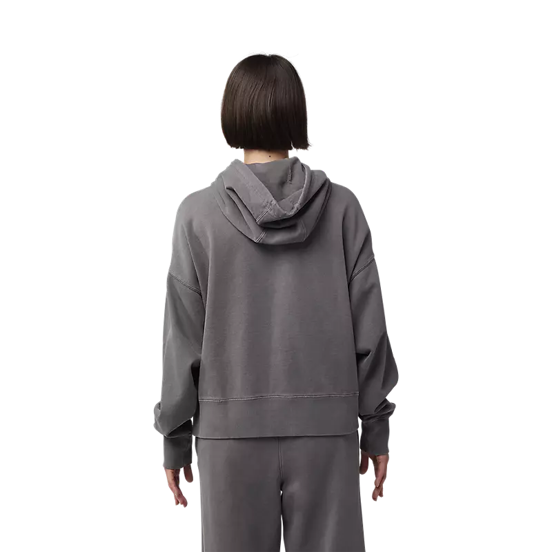 Fox Racing Womens Wordmark Oversized Pullover Hoodie