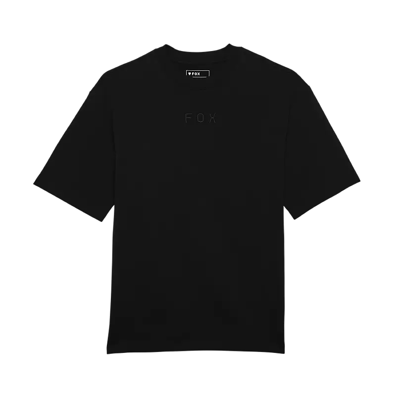 Fox Racing Wordmark Oversized Short Sleeve Tee Black
