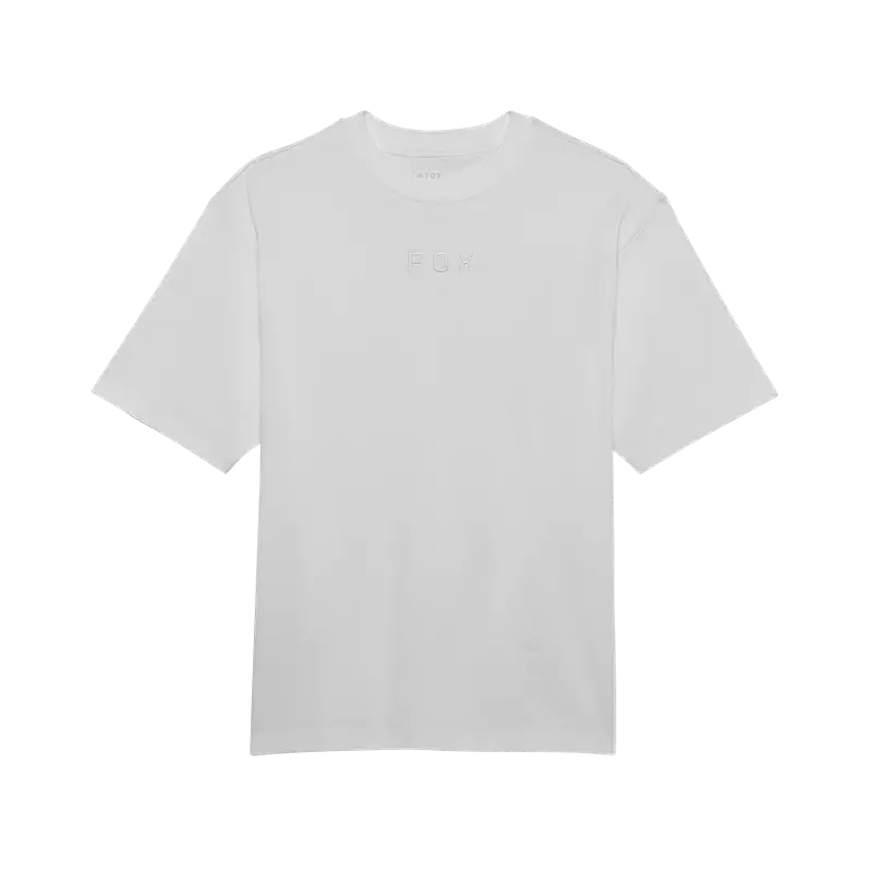 Fox Racing Wordmark Oversized Short Sleeve Tee Optic White