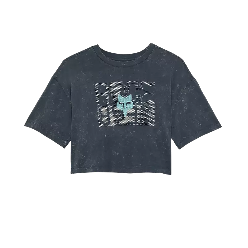 Fox Racing Womens Throttle Oversized Crop Tee