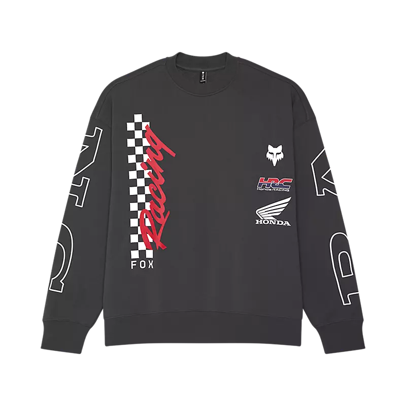 Fox Racing Honda Oversized Fleece Crew Dark Shadow