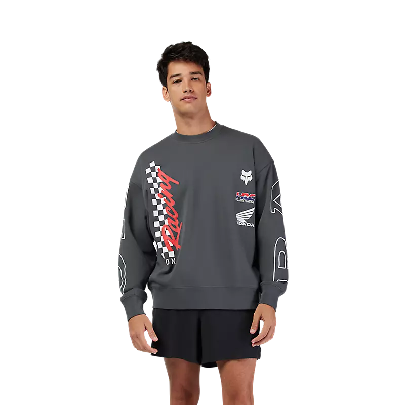 Fox Racing Honda Oversized Fleece Crew Dark Shadow