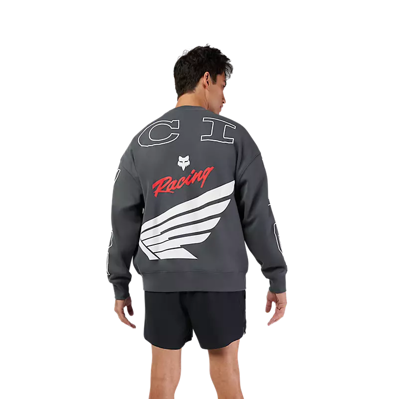 Fox Racing Honda Oversized Fleece Crew Dark Shadow