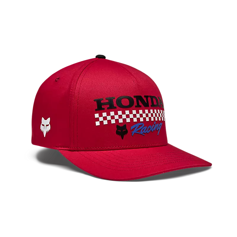 Fox Racing X Honda Flexfit Hat Red