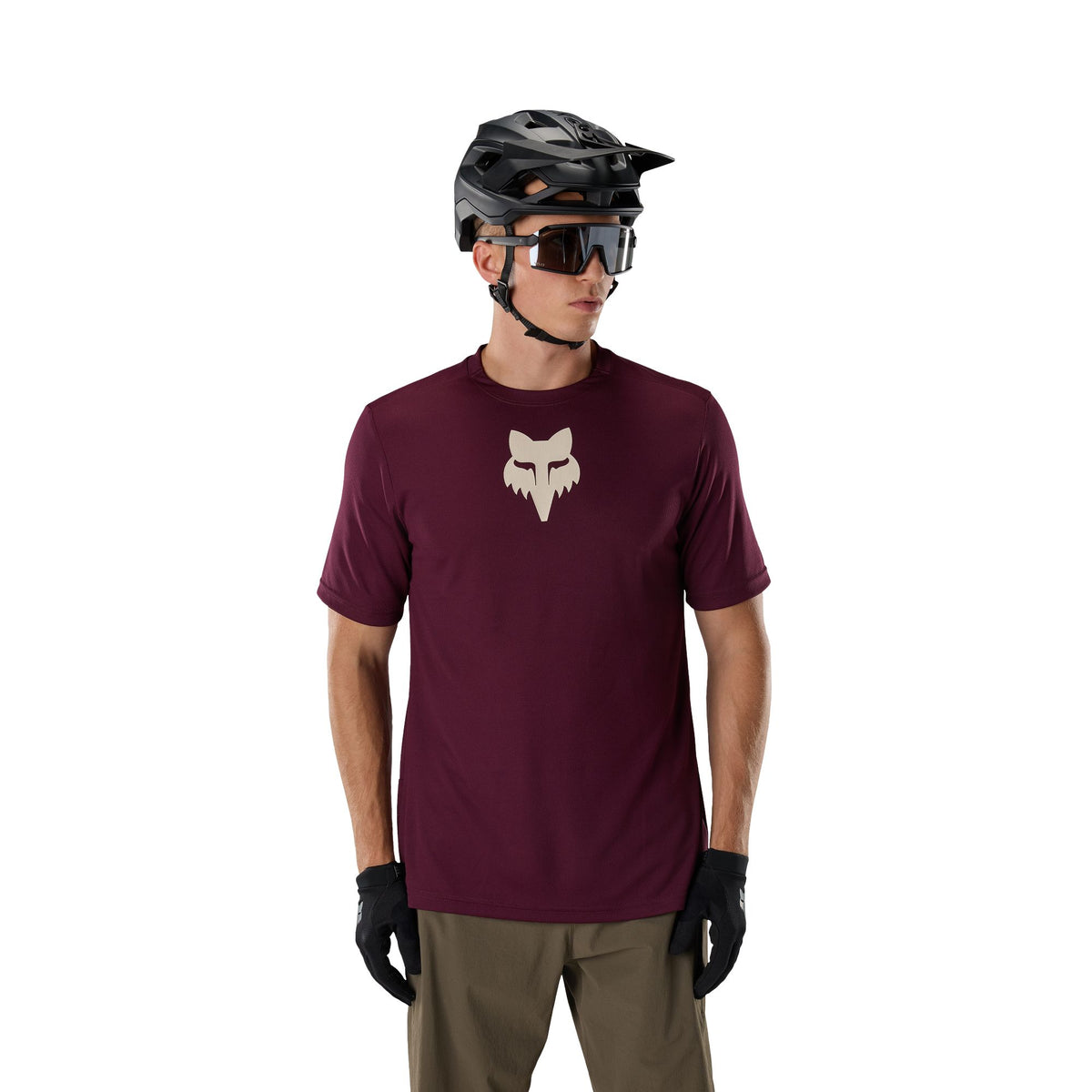Fox Racing Ranger Kurzarmtrikot Fox Head Dark Maroon
