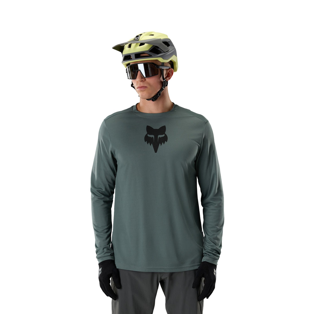 Maillot à manches longues Fox Racing Ranger tête de renard sauge