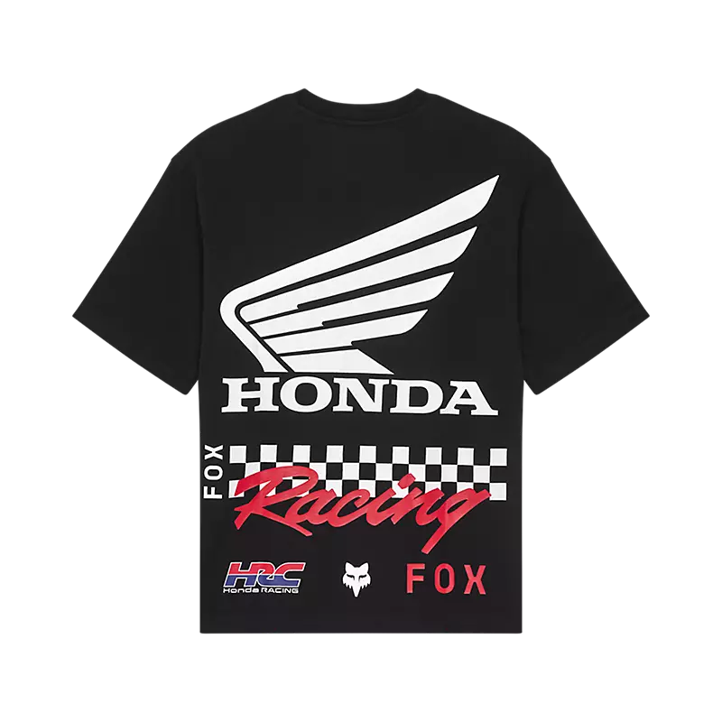 Fox Racing Honda Oversized Short Sleeve Tee Black