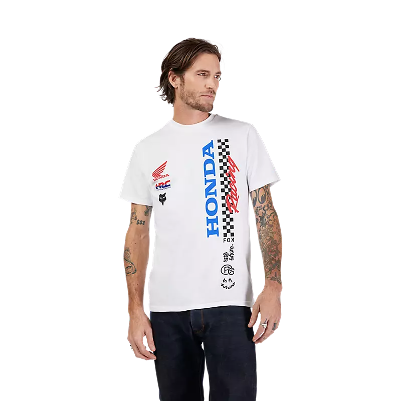 Fox Racing Honda Short Sleeve Tee Optic White