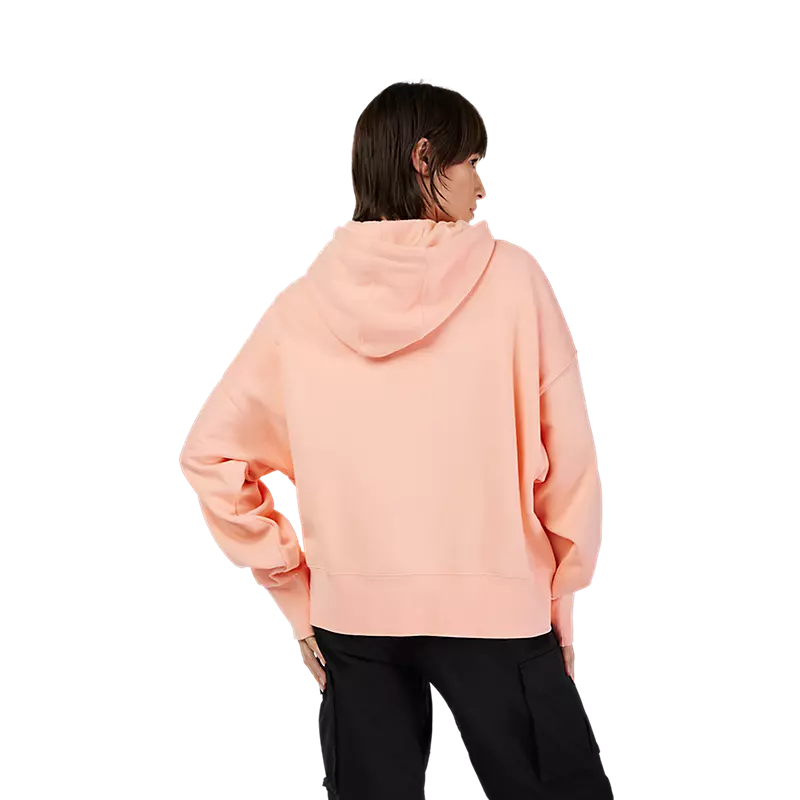 Fox Racing Women's X Honda Oversized Pullover Fleece Pale Pink