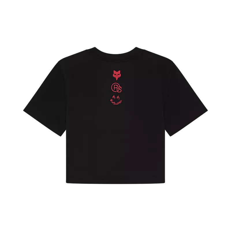 Fox Racing Women's X Honda Baby Tee Black
