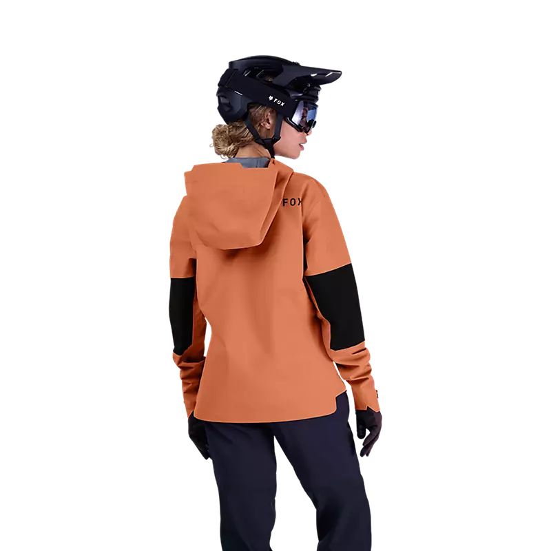 Fox Racing Womens Defend 3L 3-Layer Water Jacket Coral